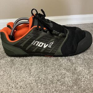Inov-8 Mens Bare XF 210 V2 Gray Black Running Shoes Size 11 Cross Training Gym